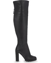 jeffrey campbell black boots with buckles